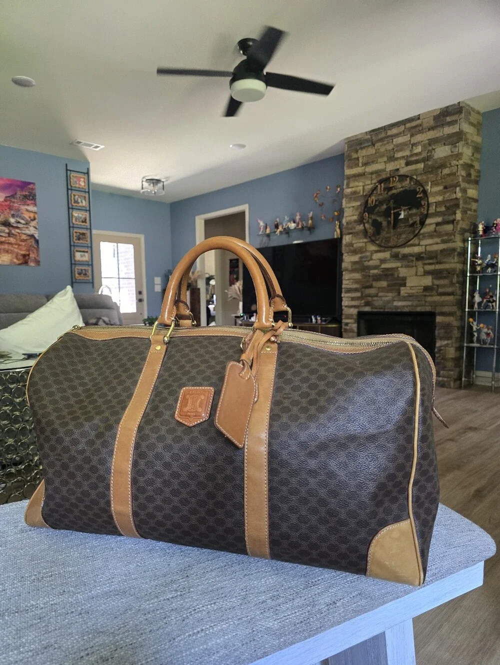 Authentic Celine Macadam Travel Duffel Bag ( 50cm )